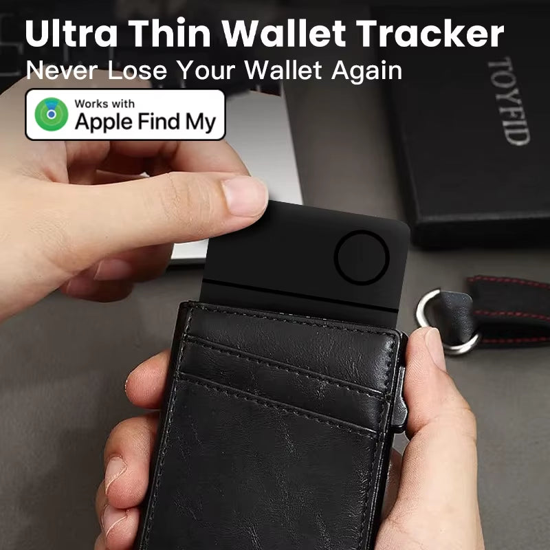 Wallet GPS Tracker Locator Card Finder Search Location Work Find My Bluetooth Tracking Smart Tag Card anti Lost Wireless Charge