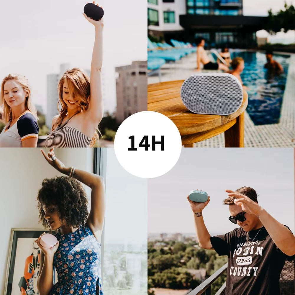 Portable Speaker Smart Bluetooth Wireless 10W Mini Speaker Compact Powerful 2200Mah Support Alexa Spotify Tunein Streaming Music