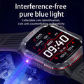 New for Huawei Xiaomi Military GPS Smart Watch Men Flashlight Compass Waterproof Outdoor Sport Tracker Bluetooth Call Smartwatch