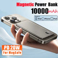 10000Mah Ultra Thin Power Bank for Magsafe,Magnetic Wireless Fast Charging Macsafe Portable Battery for Iphone Xiaomi Samsung