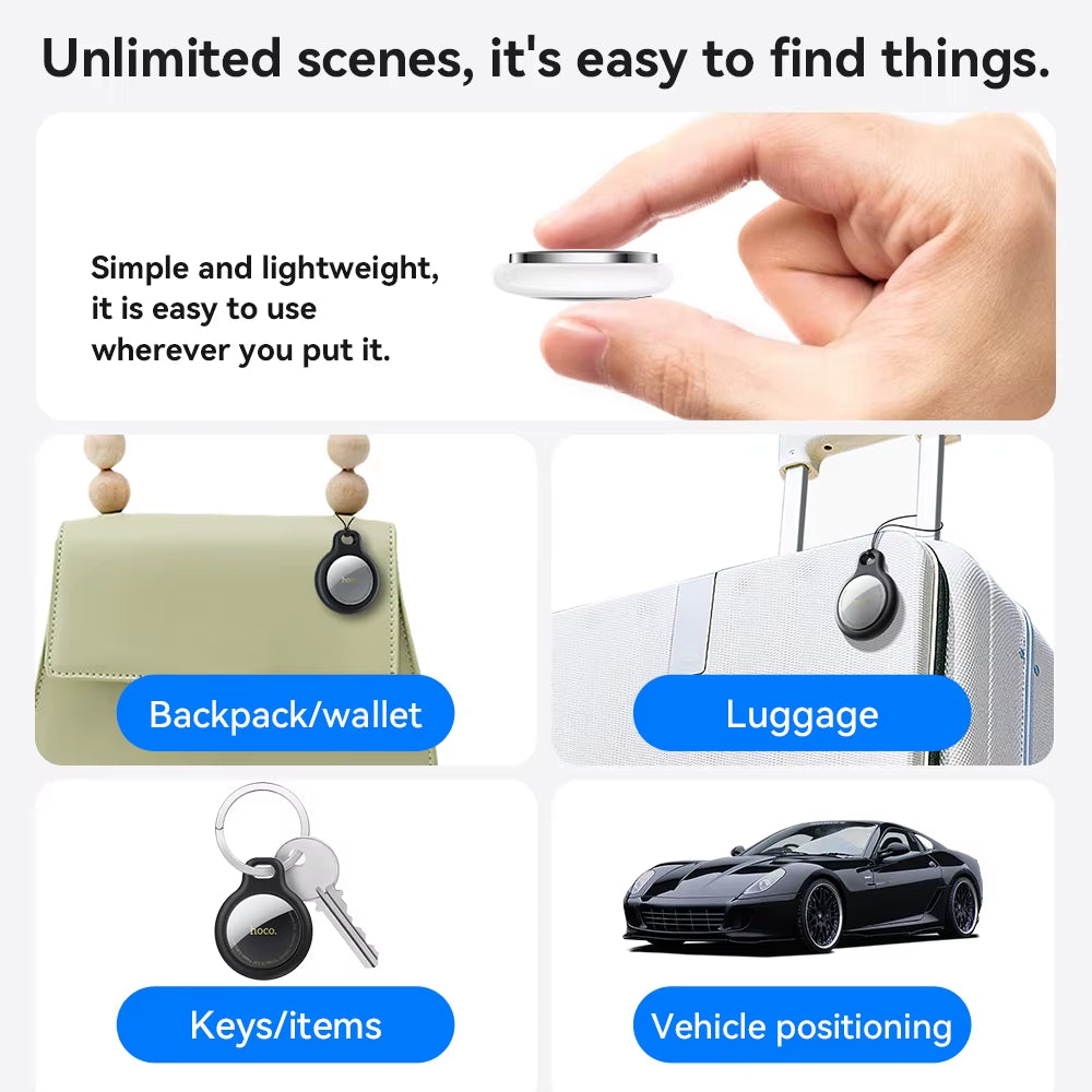 E91 Airtag Bluetooth GPS Smart Trackers Finder Intelligent Positioning Pet Dog Car Key Wallet Anti-Lost Device Find My