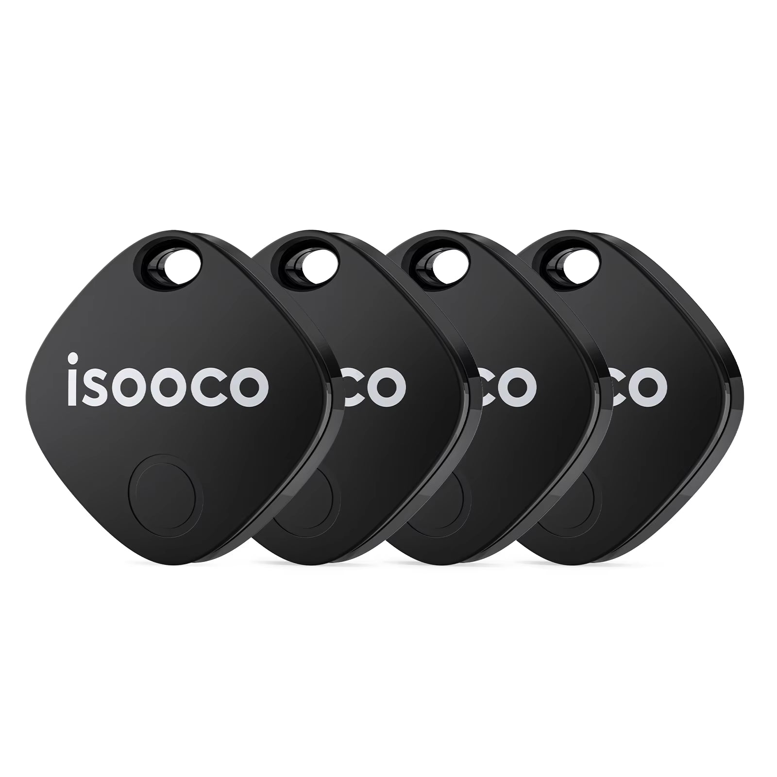 1/2/3/4Pcs  Mini Car Locator Anti-Lost Wallet Keychain Smart Tag Bluetooth Tracker Key Item Finder Use Find My (IOS Only)