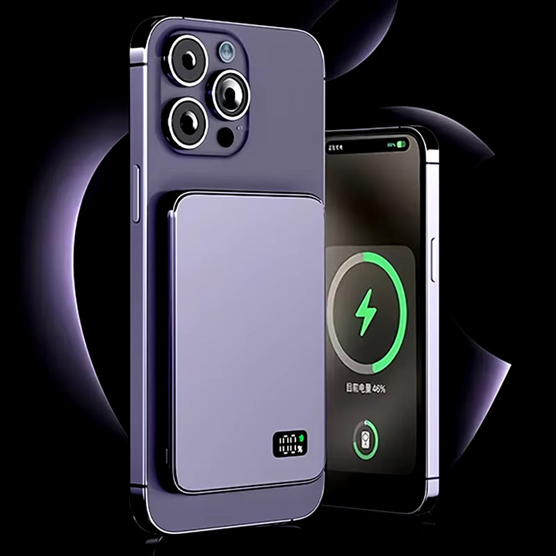 10000Mah Ultra Thin Power Bank for Magsafe,Magnetic Wireless Fast Charging Macsafe Portable Battery for Iphone Xiaomi Samsung