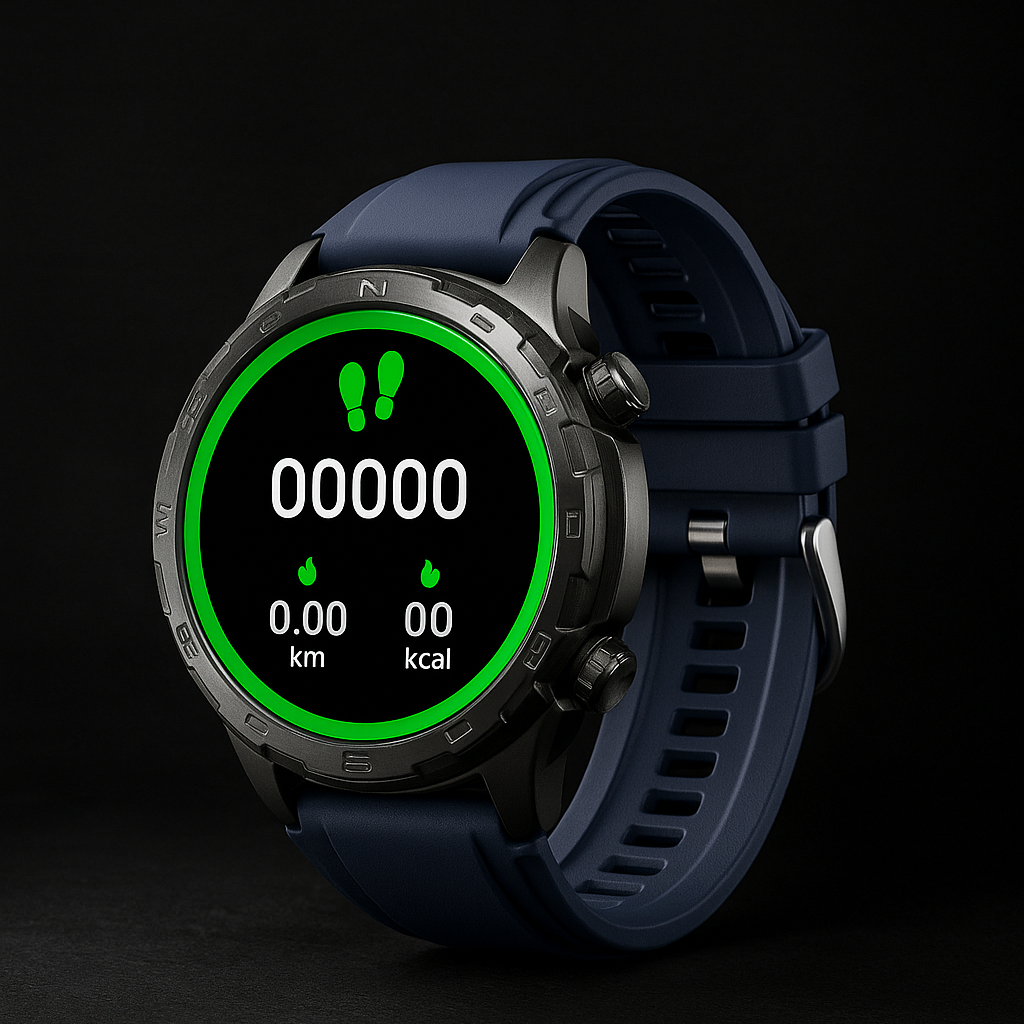 Montre Connectée 2025 – Appel Bluetooth, Écran AMOLED, NFC, GPS