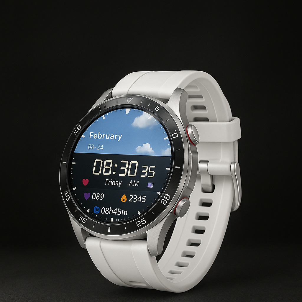 Montre Connectée Homme – Appels Bluetooth, Étanchéité, Bracelet Sport et Fitness