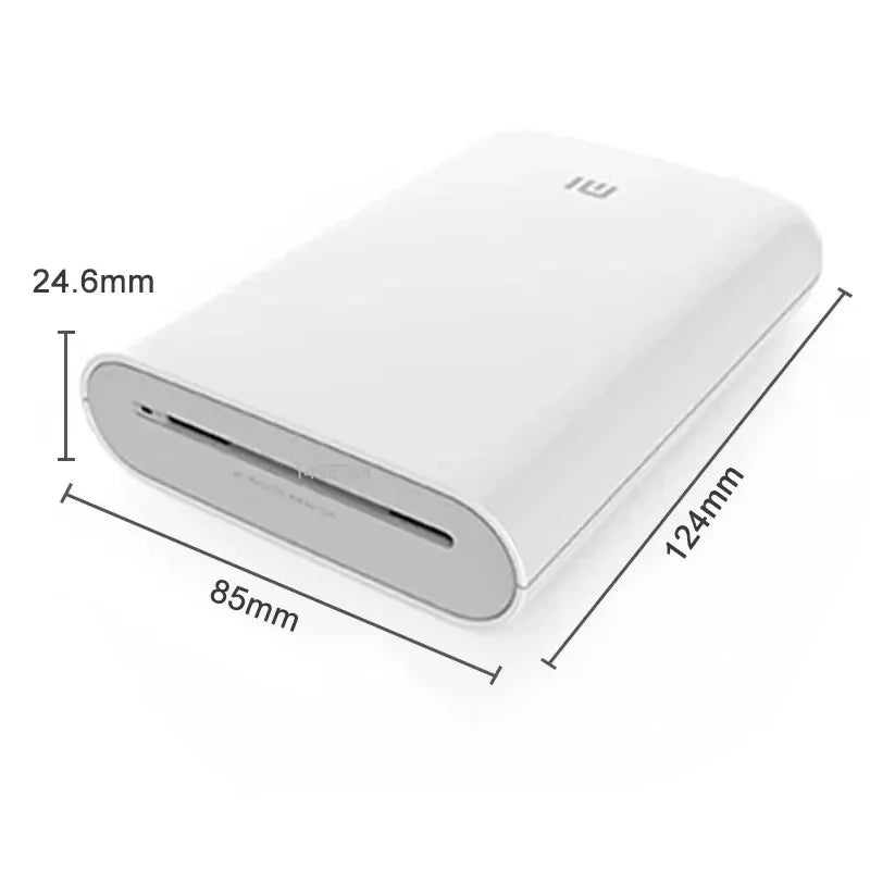 New Original Portable Mini  Pocket Photo Printer Wireless Bluetooth Thermal Print AR Video Mijia ZINK Self-Adhesive Color