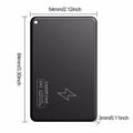 Smart Waterproof Wallet Track Card Location Wireless Charging Wallet Phone Finder Tracking Device Works for IOS Find My Tracker