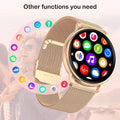 Bluetooth Call Smart Watch Women Steel Watches Men Sports Fitness Tracker Heart Rate Smartwatch for Android IOS G35