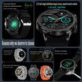2025 New Bluetooth Call Smart Watch Men for Huawei AMOLED HD Large Screen Heart Rate NFC IP68 Waterproof GPS Sports Smart Watch