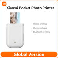 New Original Portable Mini  Pocket Photo Printer Wireless Bluetooth Thermal Print AR Video Mijia ZINK Self-Adhesive Color
