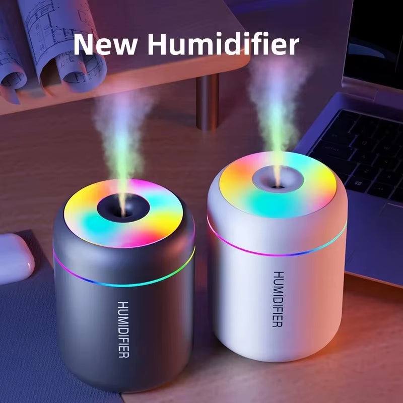 Mini Air Humidifier 180ML USB Electric Aroma Diffuser Essential Oil Purifier Aromatherapy Mist Maker Lights for Car Home Bedroom
