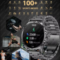 2025 New for Xiaomi Military Smart Watch Men IP68 Waterproof Outdoor Sports Fitness Tracker Health Monitor BT Call Smart Watch