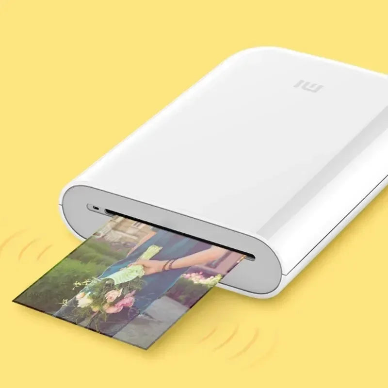 New Original Portable Mini  Pocket Photo Printer Wireless Bluetooth Thermal Print AR Video Mijia ZINK Self-Adhesive Color