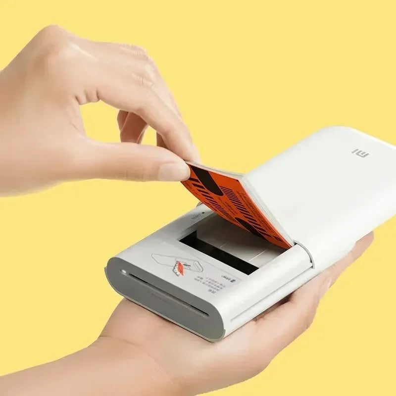 New Original Portable Mini  Pocket Photo Printer Wireless Bluetooth Thermal Print AR Video Mijia ZINK Self-Adhesive Color