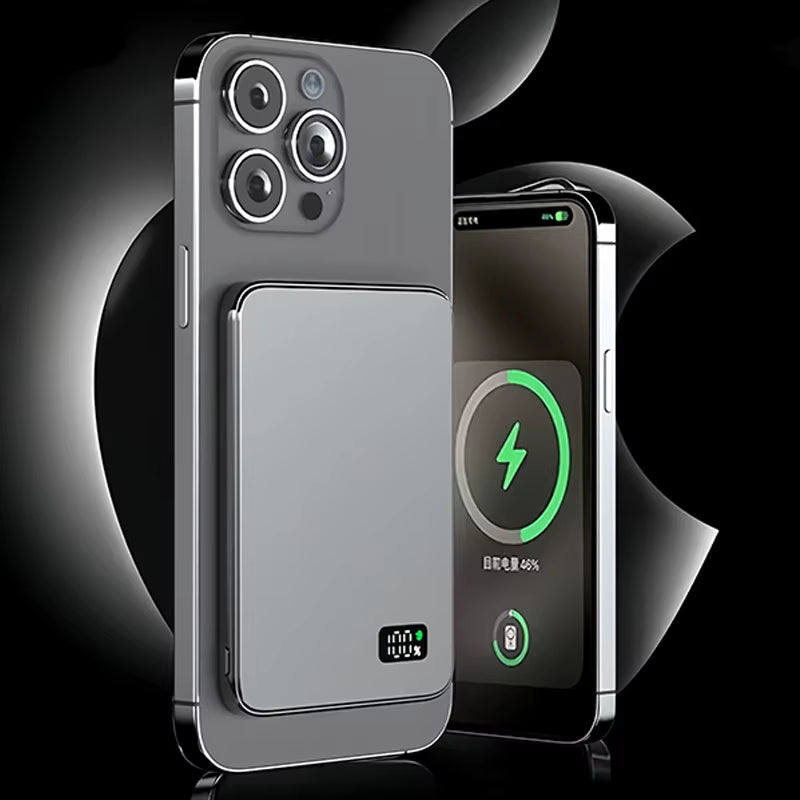 10000Mah Ultra Thin Power Bank for Magsafe,Magnetic Wireless Fast Charging Macsafe Portable Battery for Iphone Xiaomi Samsung