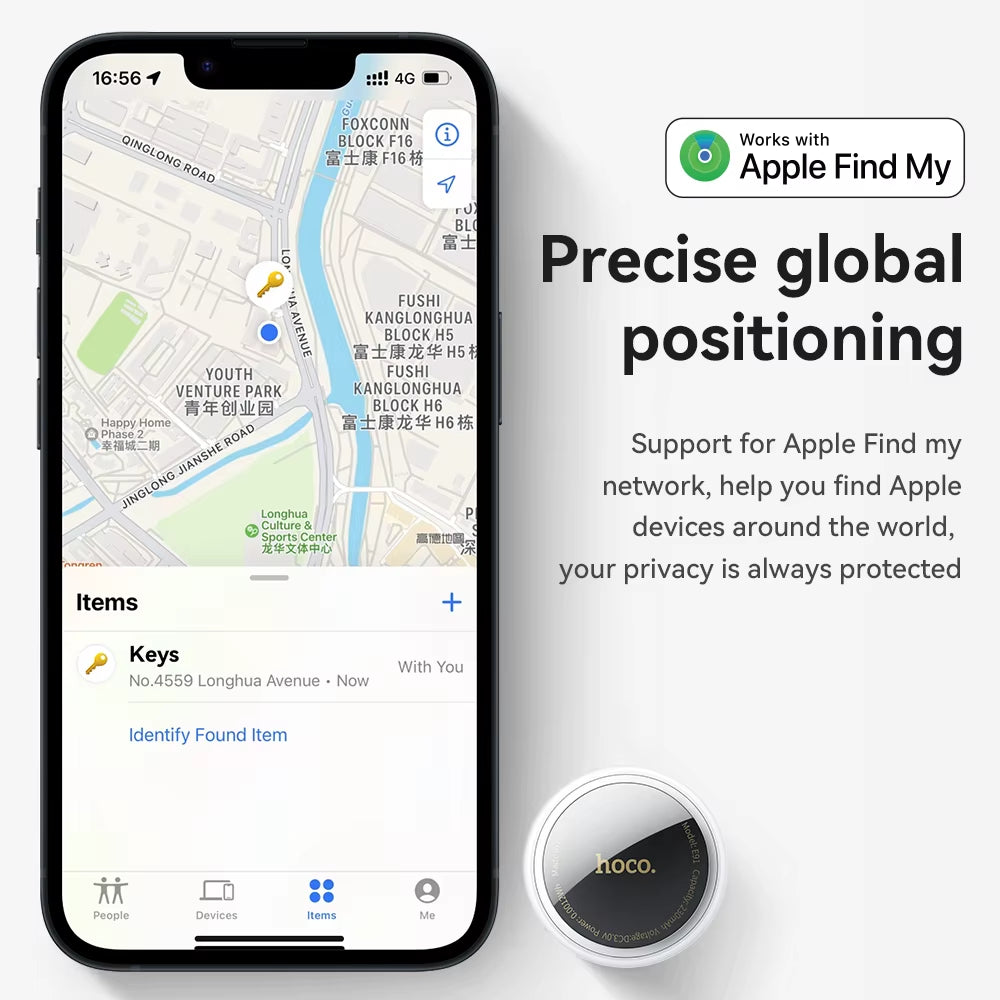 E91 Airtag Bluetooth GPS Smart Trackers Finder Intelligent Positioning Pet Dog Car Key Wallet Anti-Lost Device Find My
